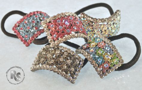 Hair Accessories with Rhinestones