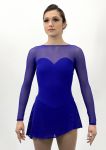 Brad Griffies Skating Dress 2135 SAPPHIRE Adult SMALL