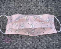 Mask - ICE SKATE (Light Pink) Cotton Face Mask - With or Without Rhinestones