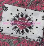 Biker Bling Bandana for the Harley Ladies - Choice of colors with PINK glitter shield