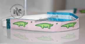 Alligator Pink Sport Stretch Headband